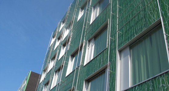 Raficlad-composite-facade-fassade-Klimop-Delft-wallpanel-Holland-Composites
